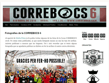 Tablet Screenshot of correbocs.com